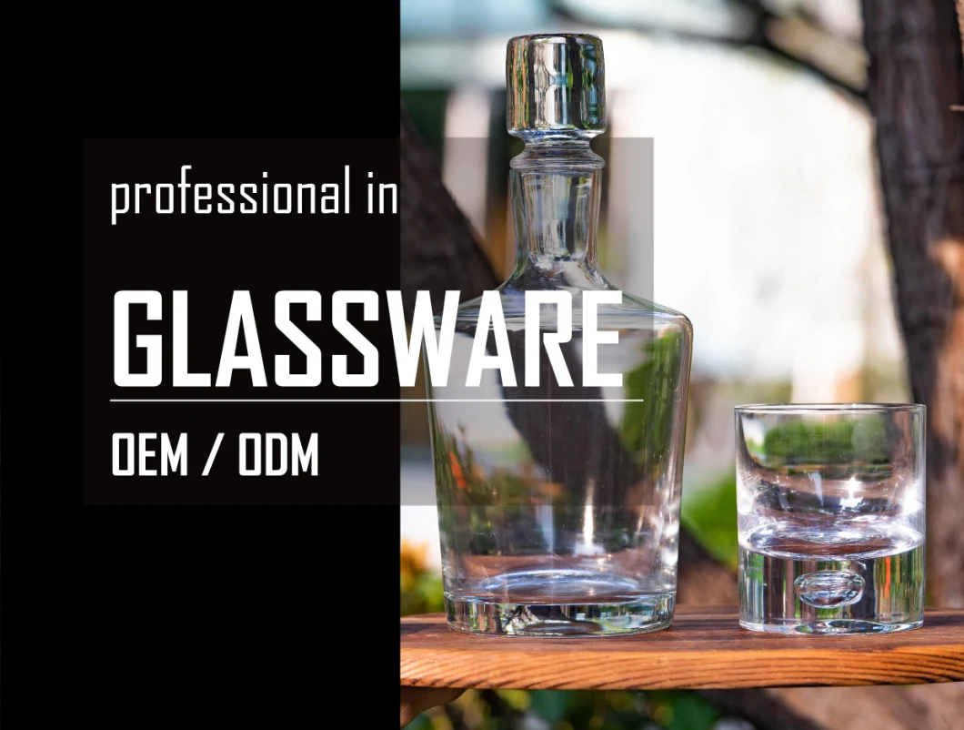 Heavy Base Rounded Crystal Decorative Glassware Whiskey Glass