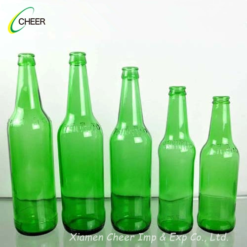 Colour Drink Bottle Glass Beer Bottles with Screen Printing