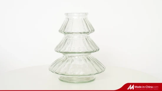 Jarrón de flores de cristal transparente de diferentes tipos de alta calidad para la decoración del hogar